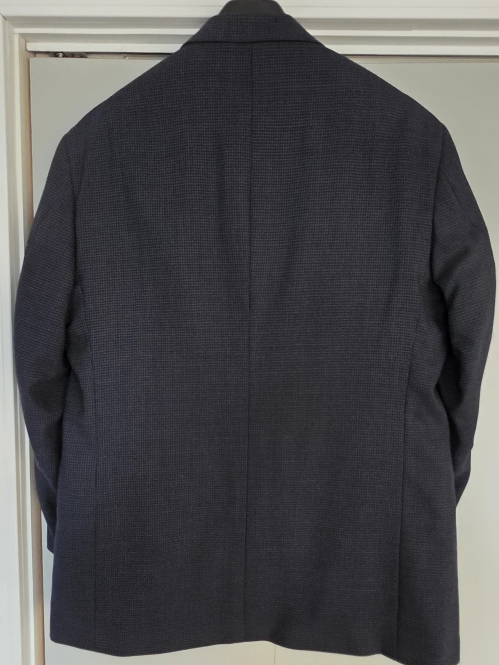 Haggar Men's Navy Micro-Check Sport Coat